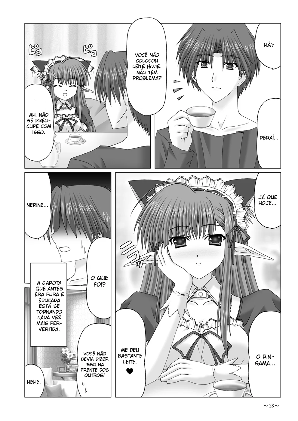 Piranha Nerine Seduz Rin com Sua Buceta Molhada em Euphoria Hentai HQ Brasileiro