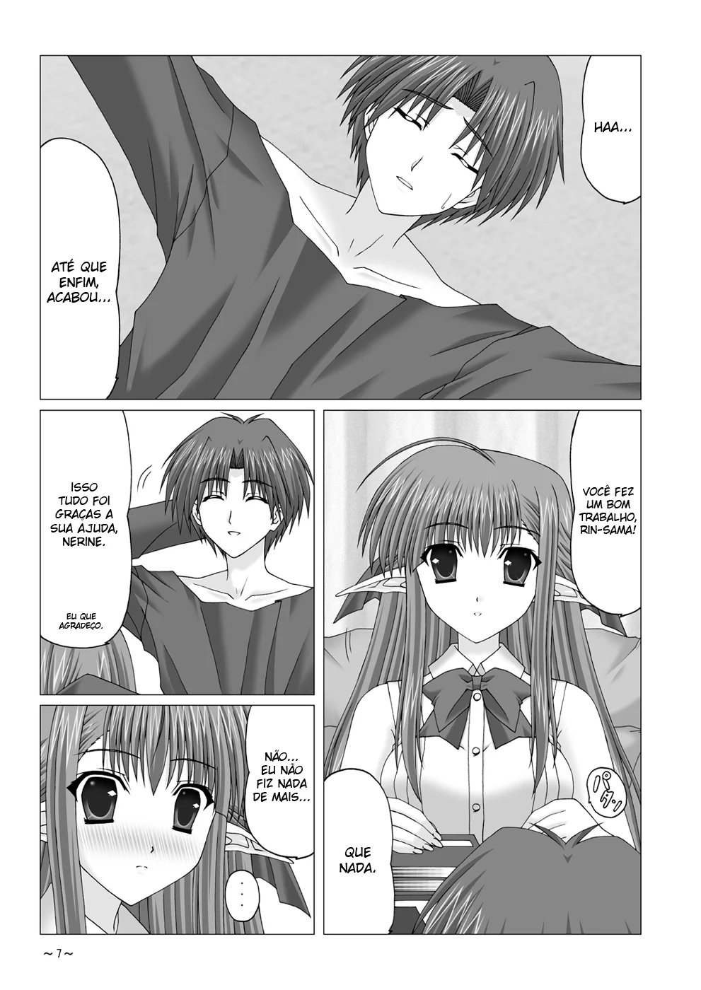 Piranha Nerine Seduz Rin com Sua Buceta Molhada em Euphoria Hentai HQ Brasileiro