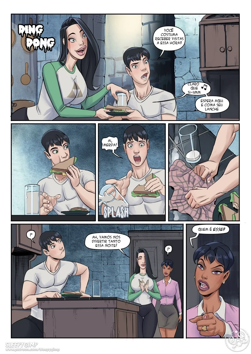 Family Values 2 A titia Evie e o Fred: A investigação da buceta da piranha fervendo – Hentai HQ