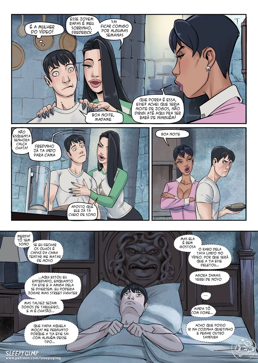 Family Values 2 A titia Evie e o Fred: A investigação da buceta da piranha fervendo – Hentai HQ