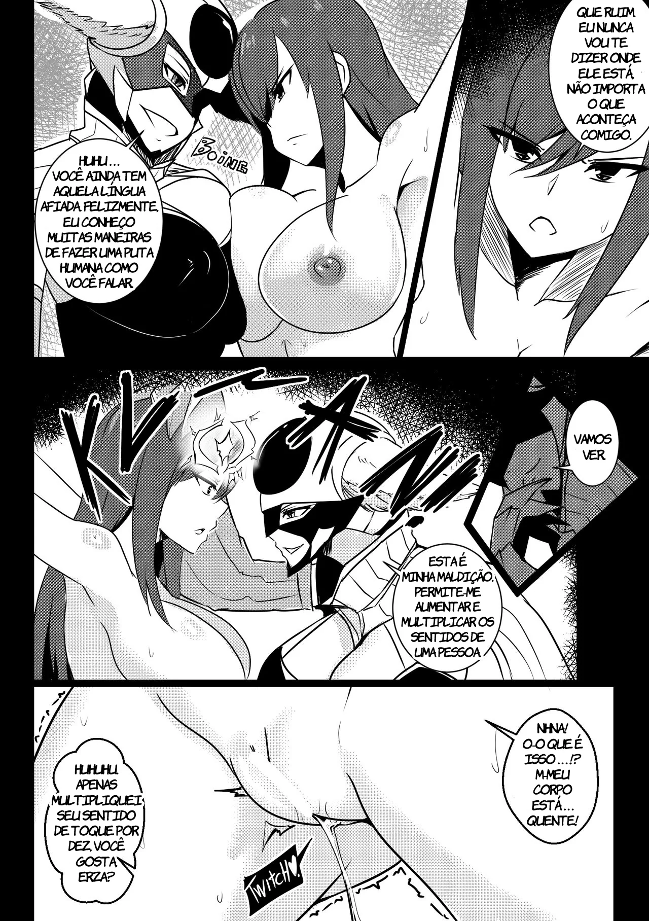 Fairy Tail Hentai: Erza Estrupada Por Uma Futanari Safada em HQ Brasileiro!