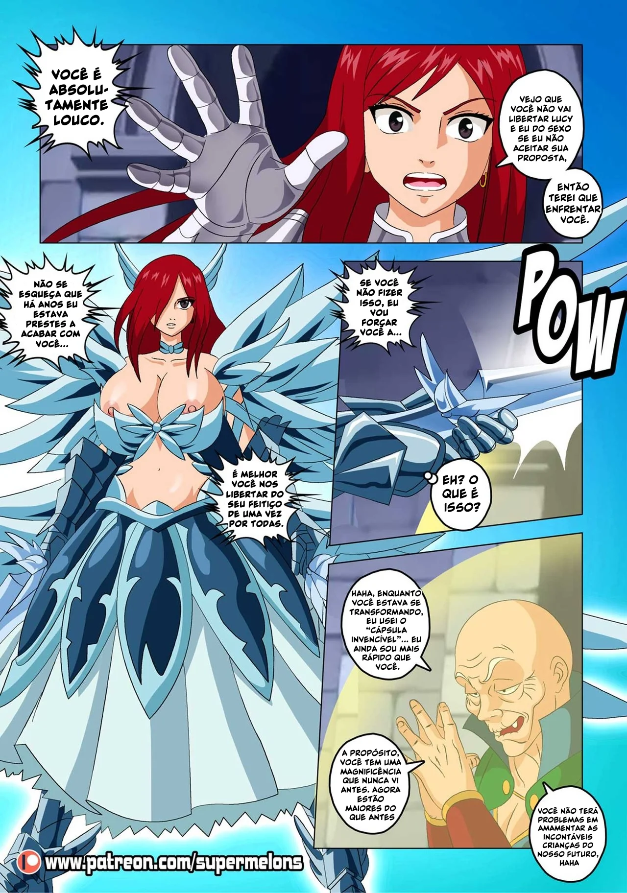 Fairy Tail Porno: Feitiço Infernal – Quadrinho Erótico com Muita Sacanagem em HQ Brasileiro