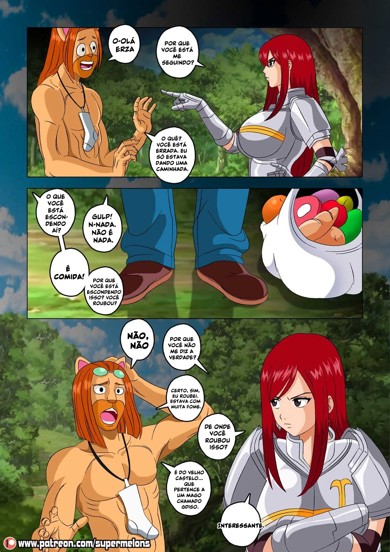 Fairy Tail Porno: Feitiço Infernal – Quadrinho Erótico com Muita Sacanagem em HQ Brasileiro