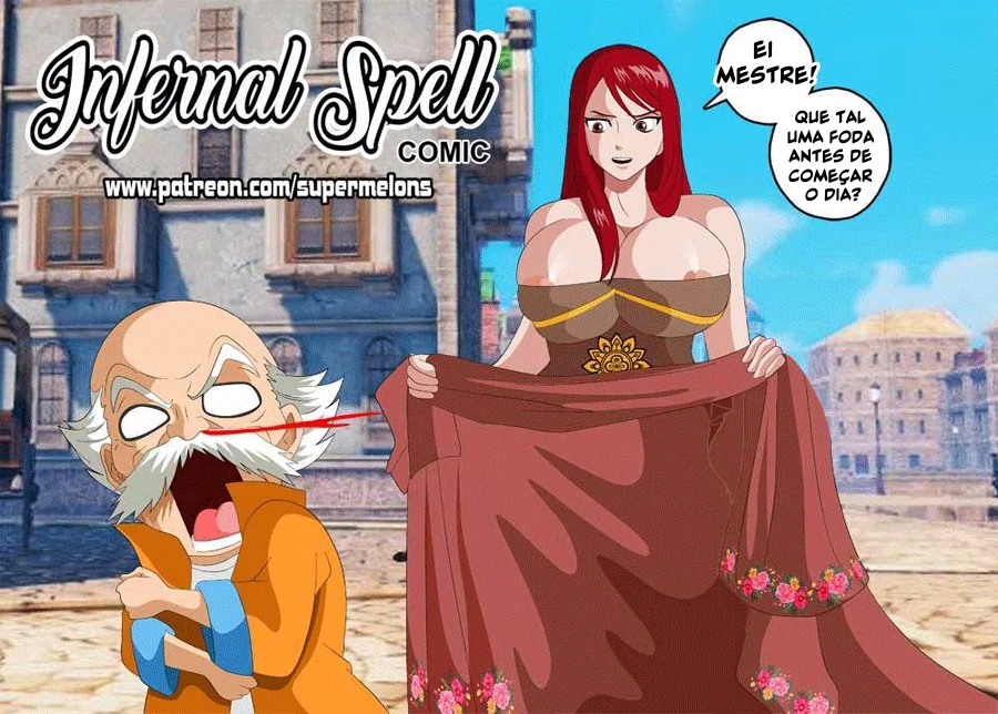 Fairy Tail Porno: Feitiço Infernal – Quadrinho Erótico com Muita Sacanagem em HQ Brasileiro