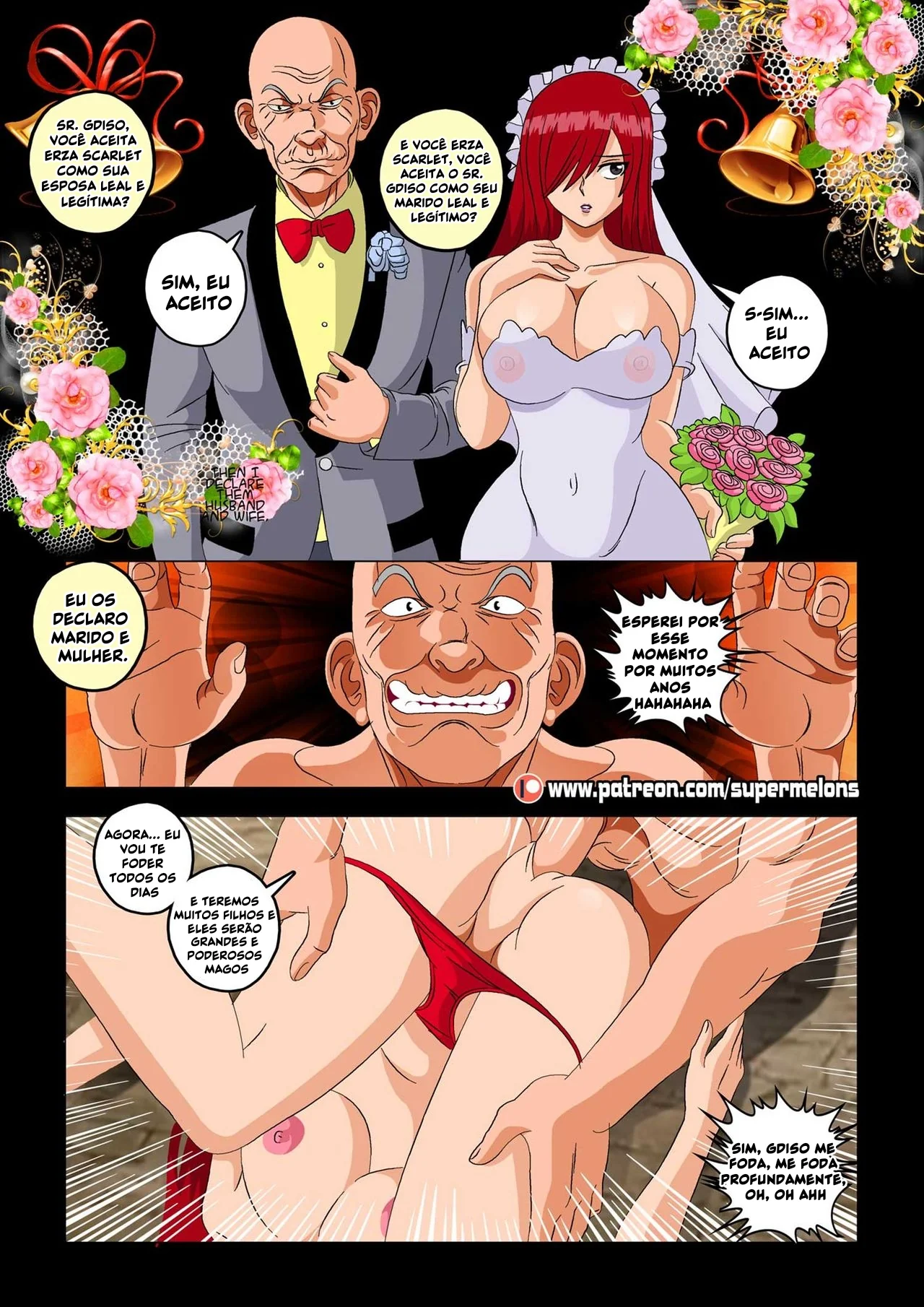 Fairy Tail Porno: Feitiço Infernal – Quadrinho Erótico com Muita Sacanagem em HQ Brasileiro