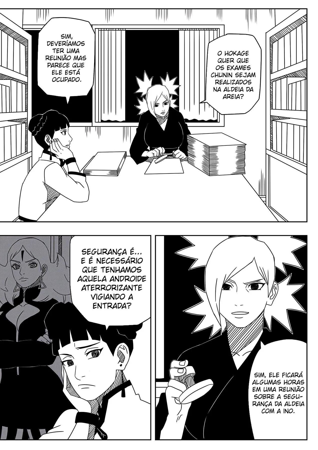 Naruto e Ino: Putaria no Escritório do Hokage – Hentai HQ Brasileiro