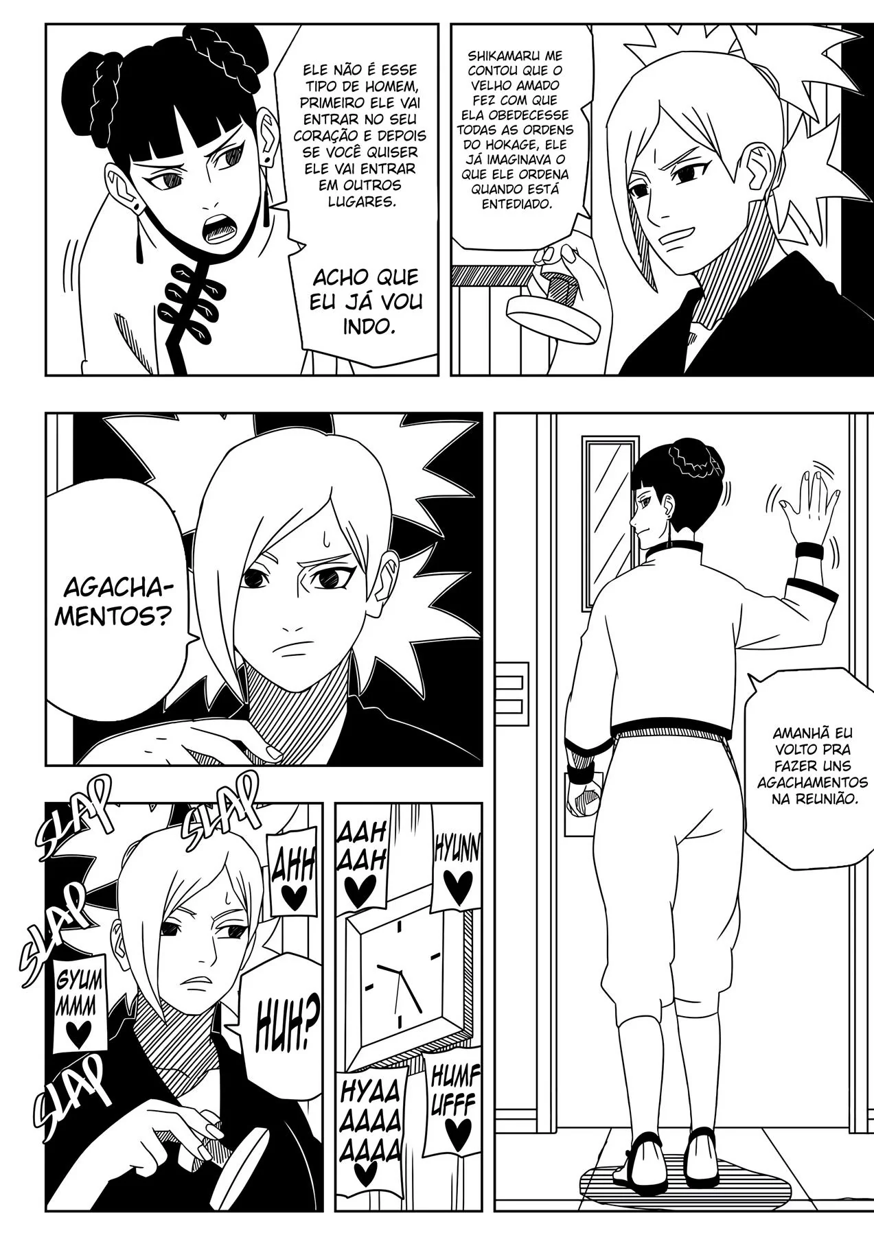 Naruto e Ino: Putaria no Escritório do Hokage – Hentai HQ Brasileiro