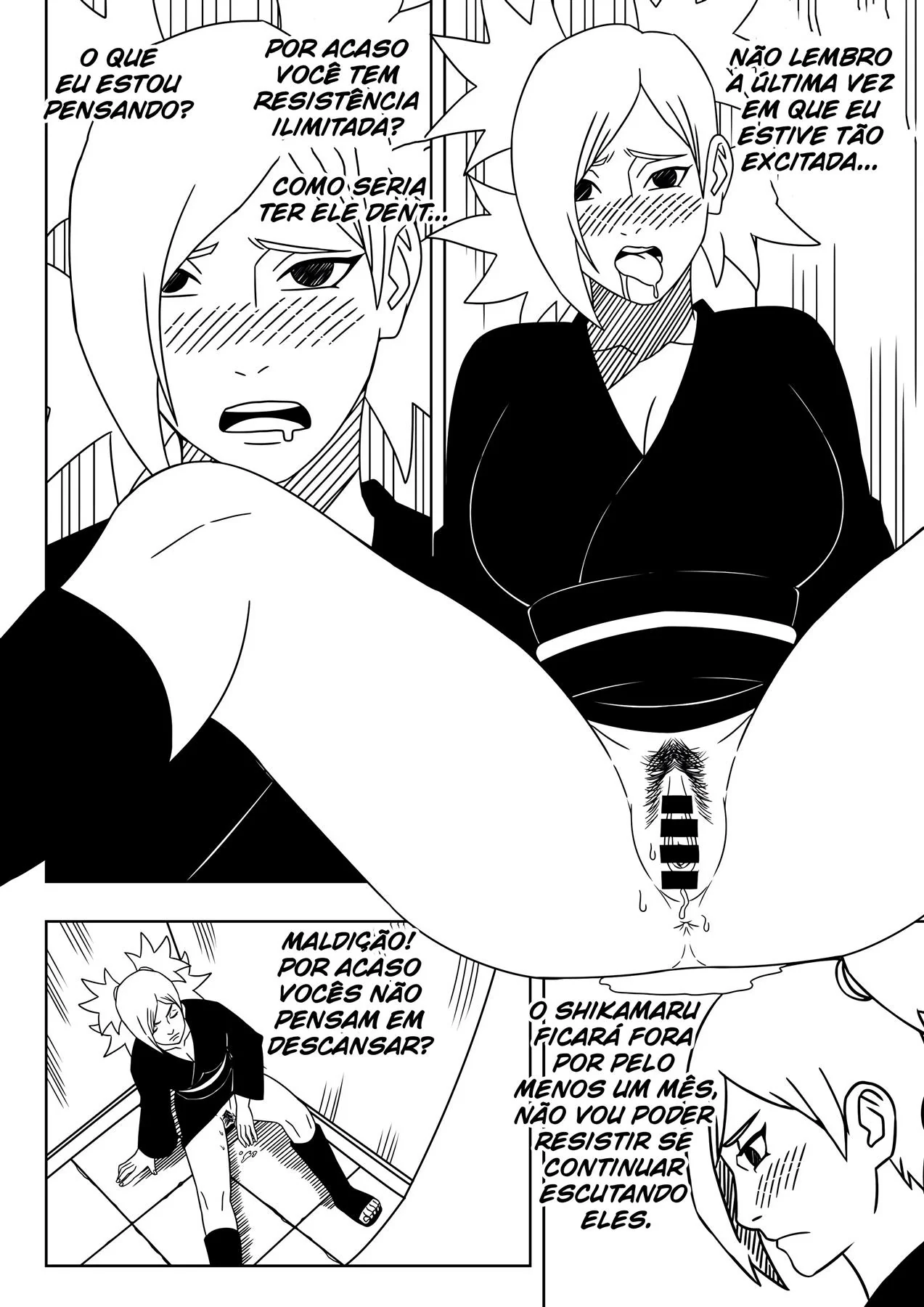 Naruto e Ino: Putaria no Escritório do Hokage – Hentai HQ Brasileiro