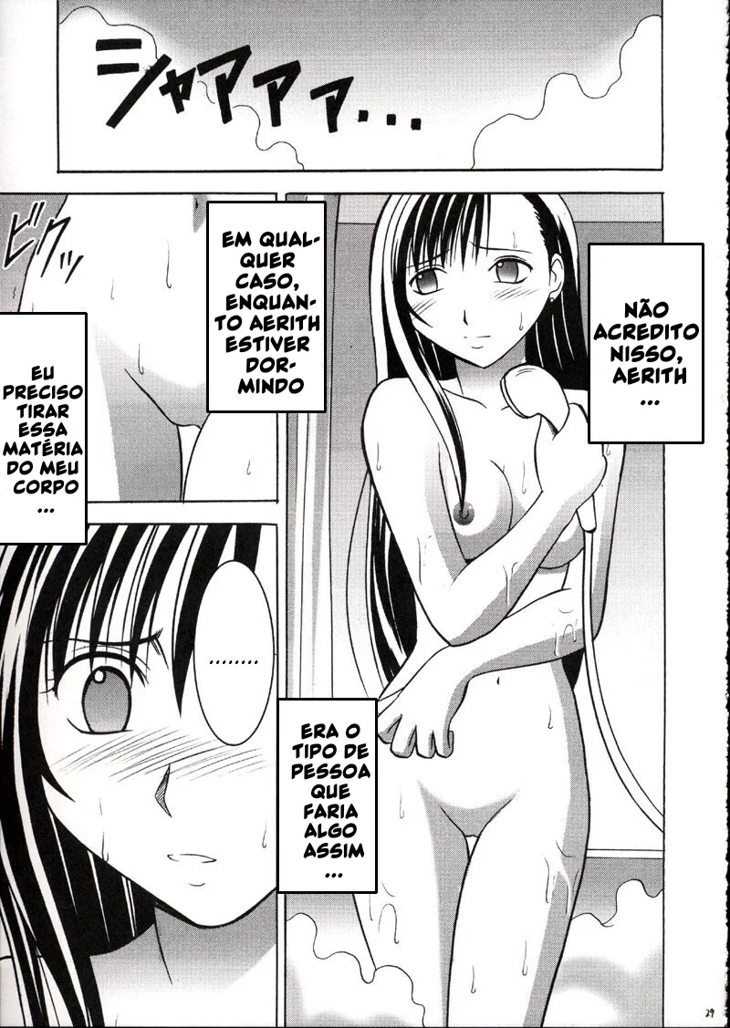 Final Fantasy VII Hentai: Orgia de Tifa e Aerith no Hotel – Um Conto de Luxúria e Prazer em HQ Brasileiro