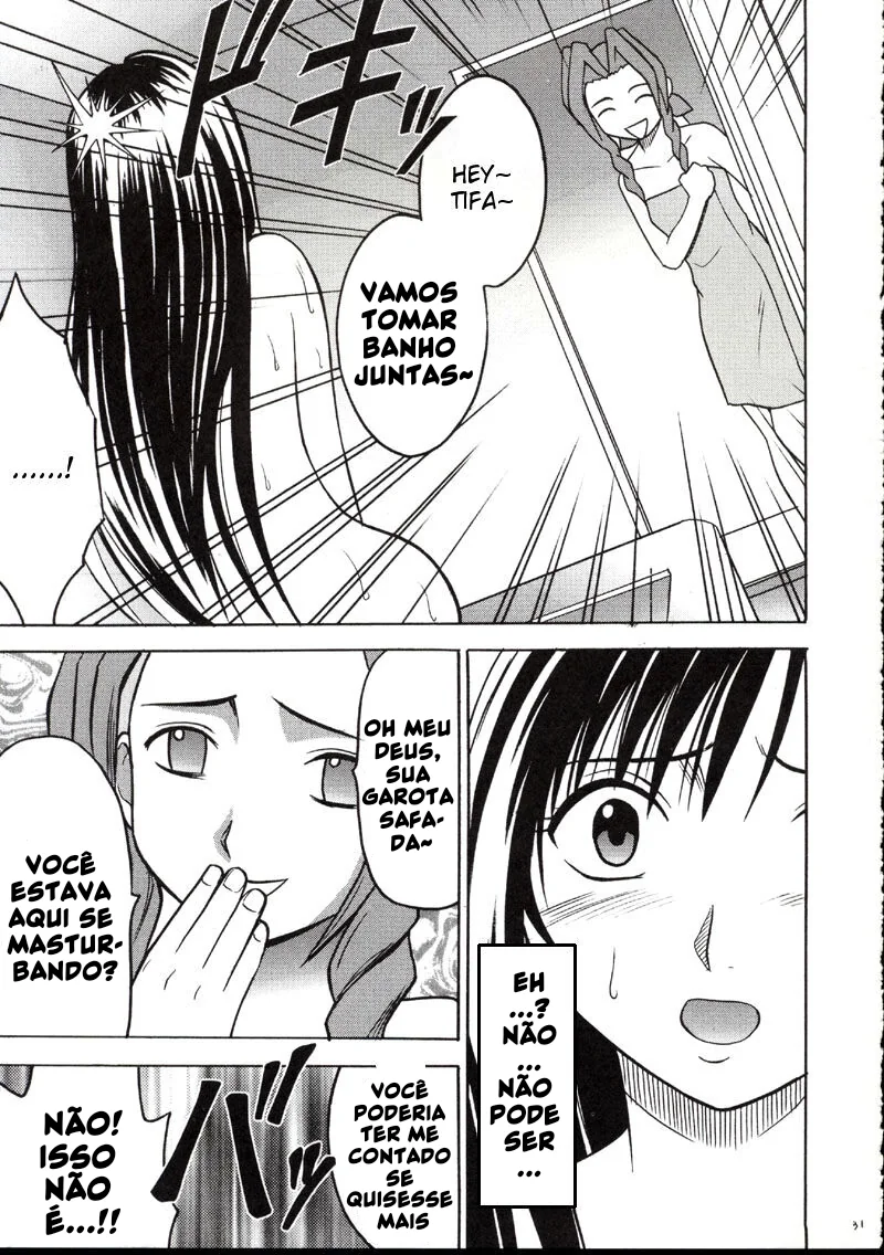 Final Fantasy VII Hentai: Orgia de Tifa e Aerith no Hotel – Um Conto de Luxúria e Prazer em HQ Brasileiro