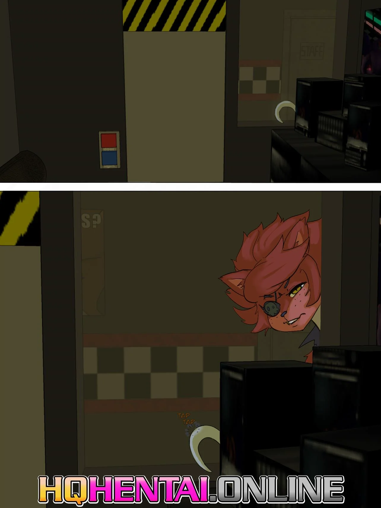 Five Night A Segurança da Buceta: Parte 2 – Mais um Segurança Enrrabando as Piranhas do Loca