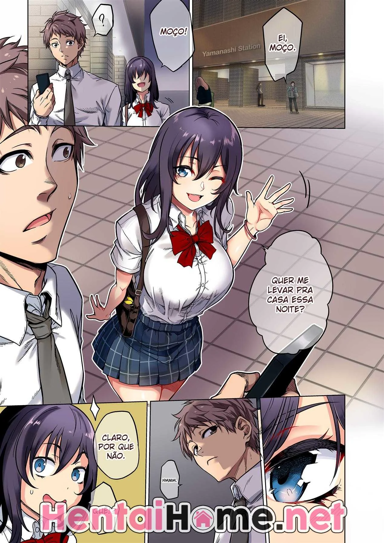 Fodendo a Gostosa da Escola: Piranha Louca por Pica em Hentai HQ Brasileiro