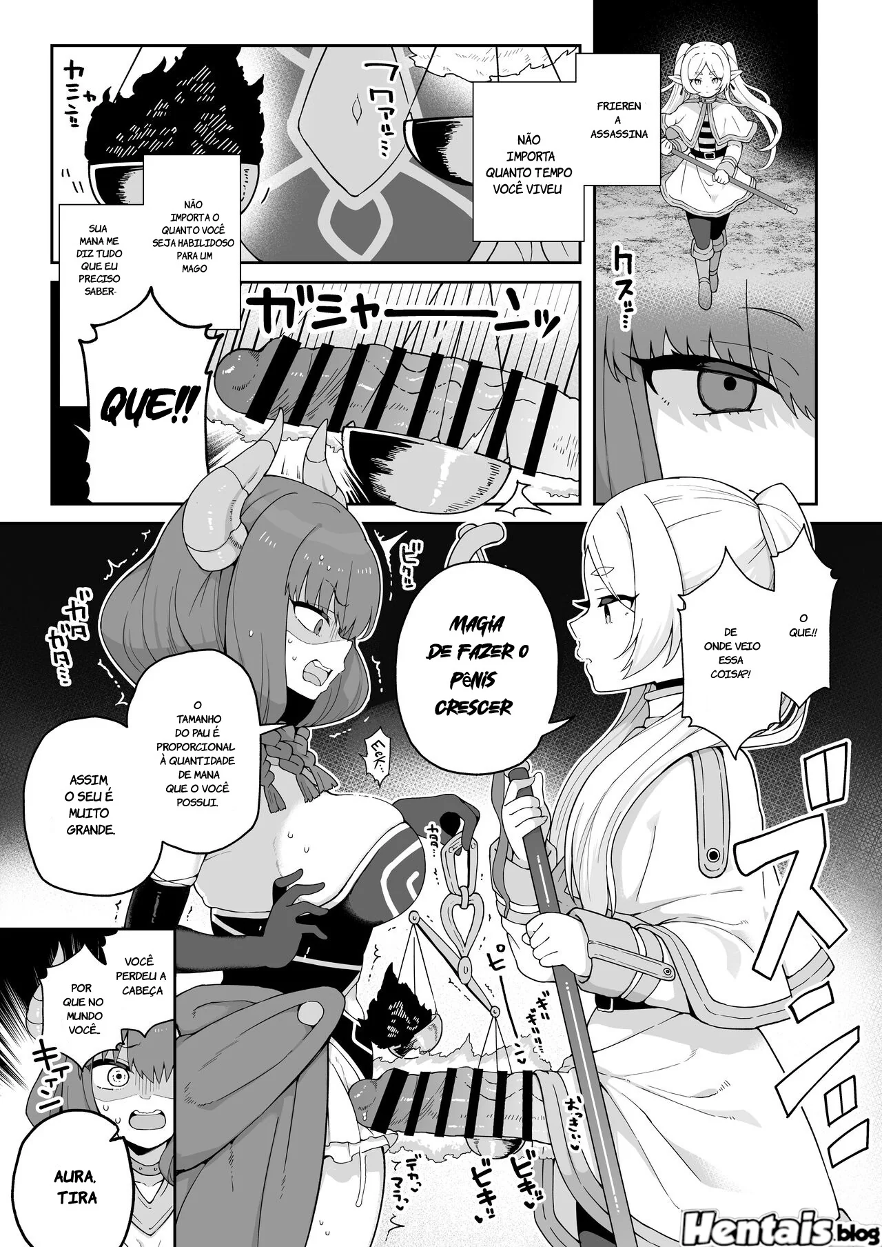 Novinhas Futanari Deliciosas em Frieren beyond Journeys End – Hentai HQ Brasileiro