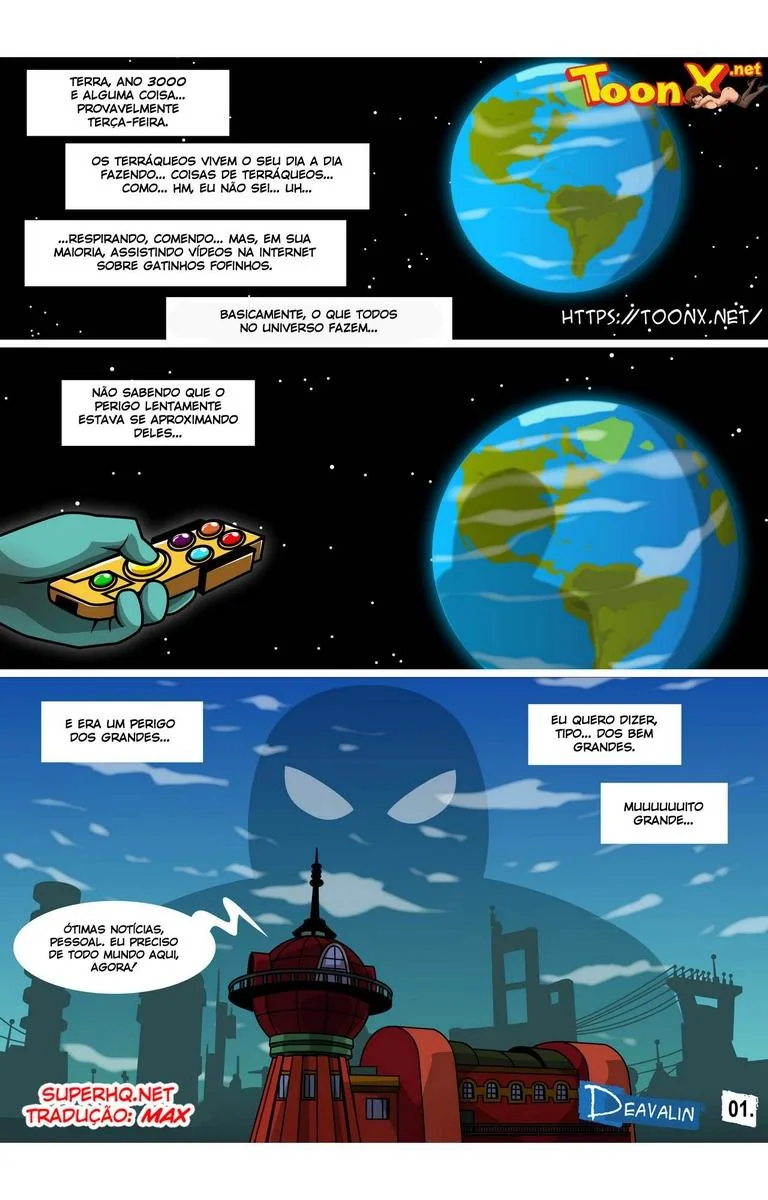 Salvando a Terra com Muito Sexo e Sacanagem em Futurama HQ Brasileiro