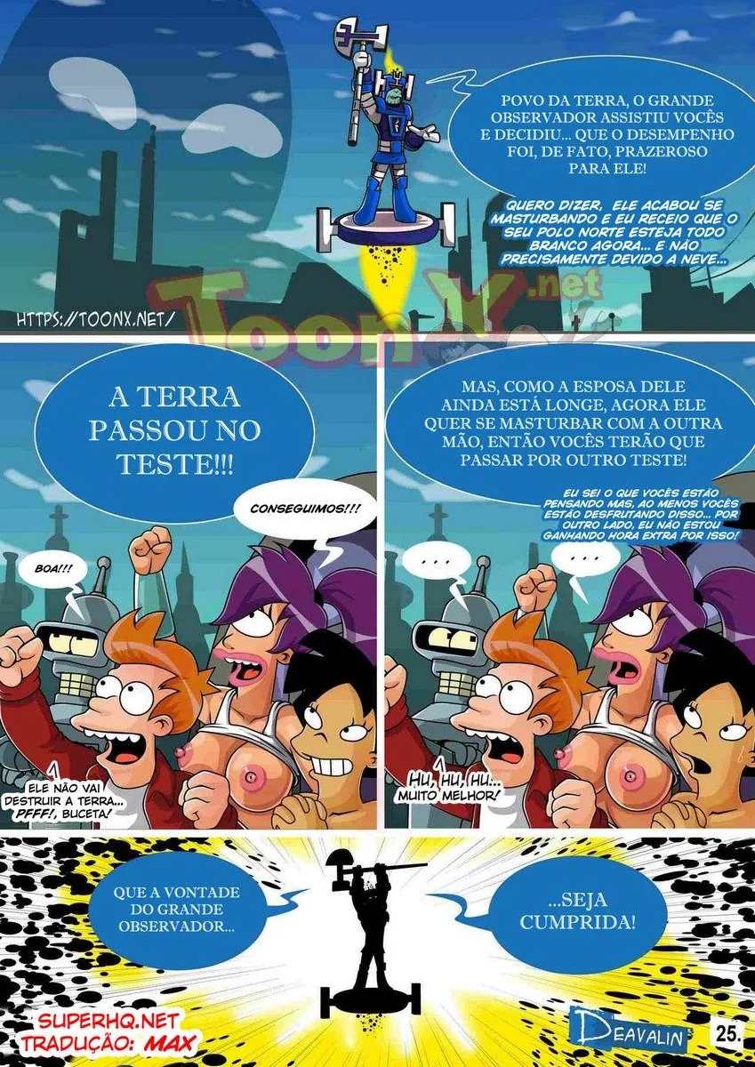 Salvando a Terra com Muito Sexo e Sacanagem em Futurama HQ Brasileiro