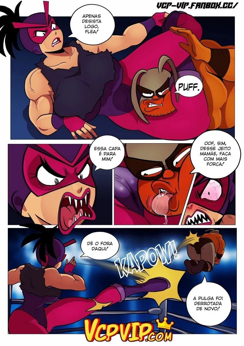 Gansoman Hentai: Mucha Pucha – Torneio Escandaloso de Luchadores Em HQ Brasileiro!