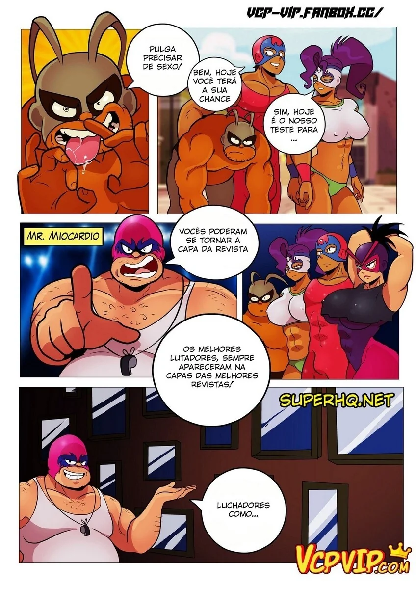 Gansoman Hentai: Mucha Pucha – Torneio Escandaloso de Luchadores Em HQ Brasileiro!