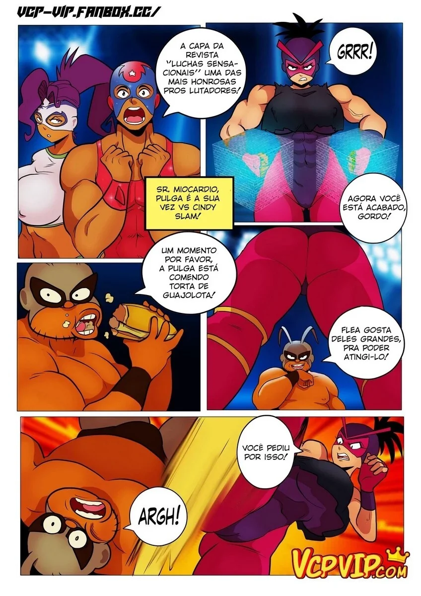 Gansoman Hentai: Mucha Pucha – Torneio Escandaloso de Luchadores Em HQ Brasileiro!