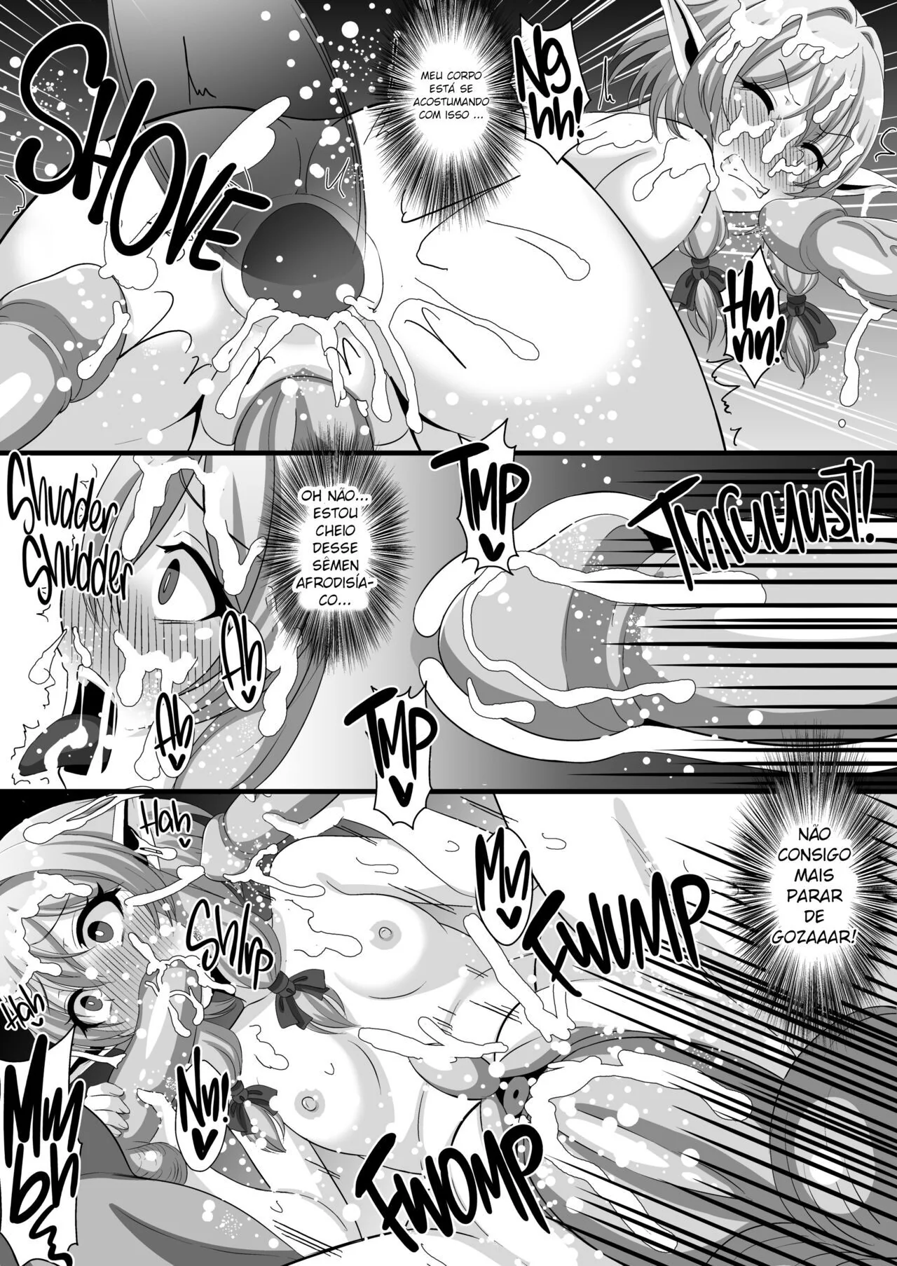 Goblin Slayer Hentai: Goblins Safados Comendo a Piranha – Yousei Yunde Dormiu com os Malditos! Em Hentai HQ Brasileiro
