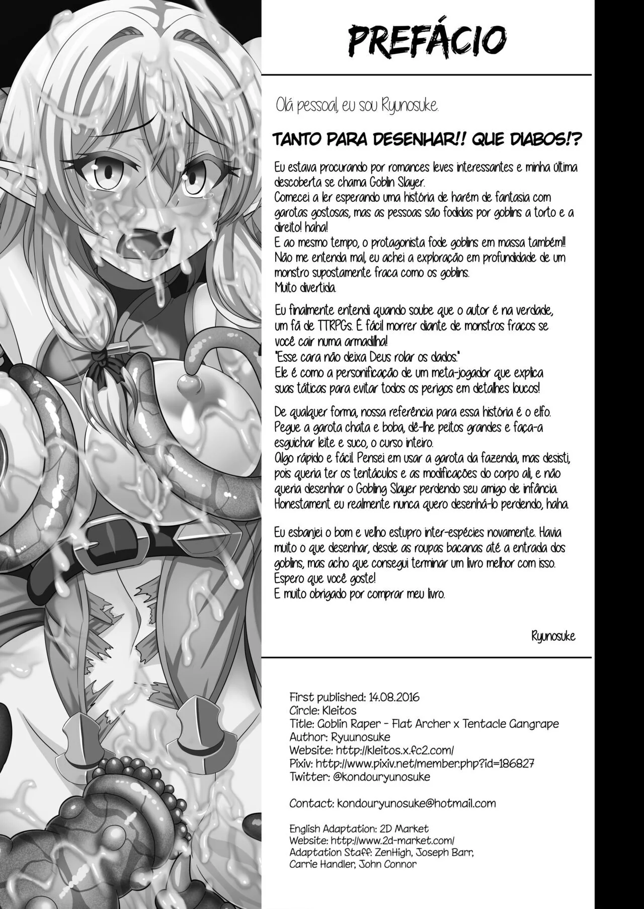 Goblin Slayer Hentai: Goblins Safados Comendo a Piranha – Yousei Yunde Dormiu com os Malditos! Em Hentai HQ Brasileiro