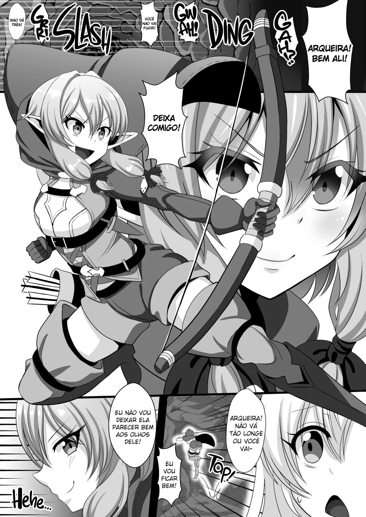 Goblin Slayer Hentai: Goblins Safados Comendo a Piranha – Yousei Yunde Dormiu com os Malditos! Em Hentai HQ Brasileiro