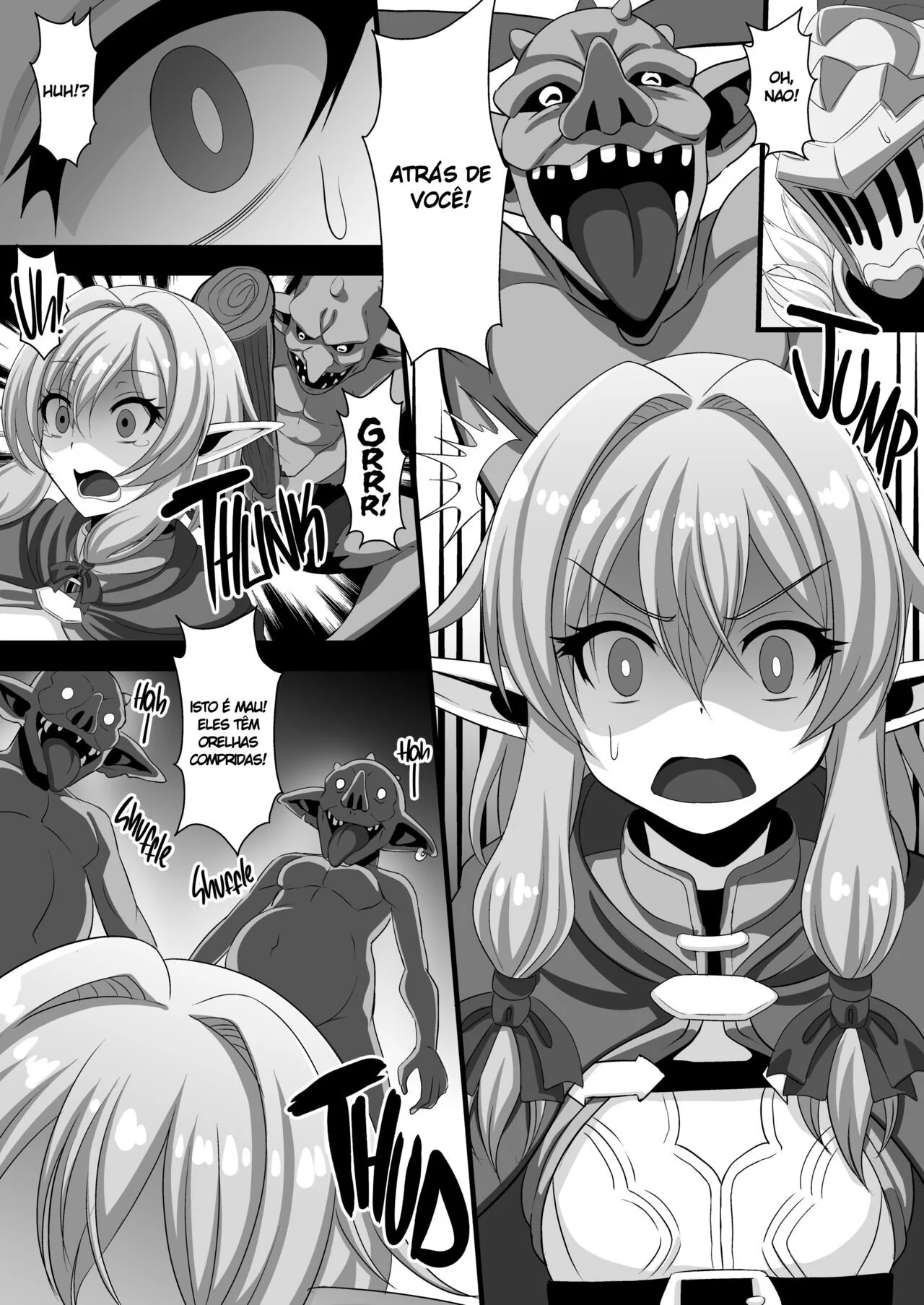 Goblin Slayer Hentai: Goblins Safados Comendo a Piranha – Yousei Yunde Dormiu com os Malditos! Em Hentai HQ Brasileiro