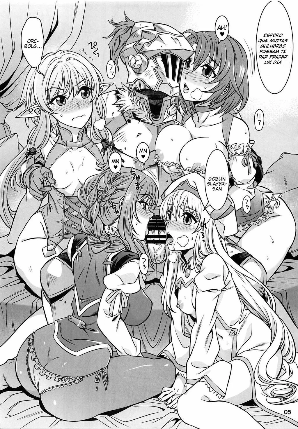 Goblin Slayer Hentai: Ressurreição – Pica no Cu da Piranha Goblin em Hentai HQ Brasileiro