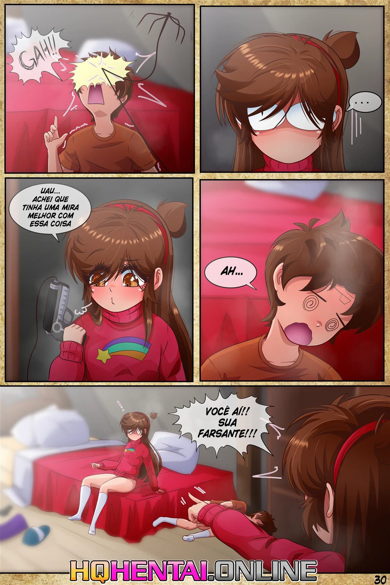 Incesto e Maldade: Mabel e Dipper em Gravity Fake Hentai HQ Brasileiro