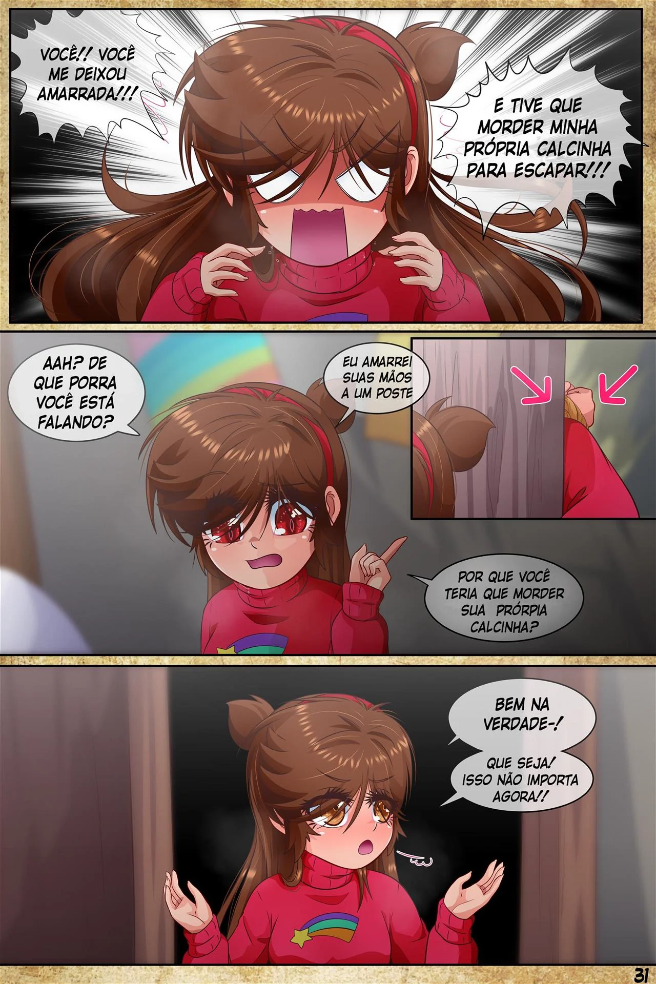 Incesto e Maldade: Mabel e Dipper em Gravity Fake Hentai HQ Brasileiro