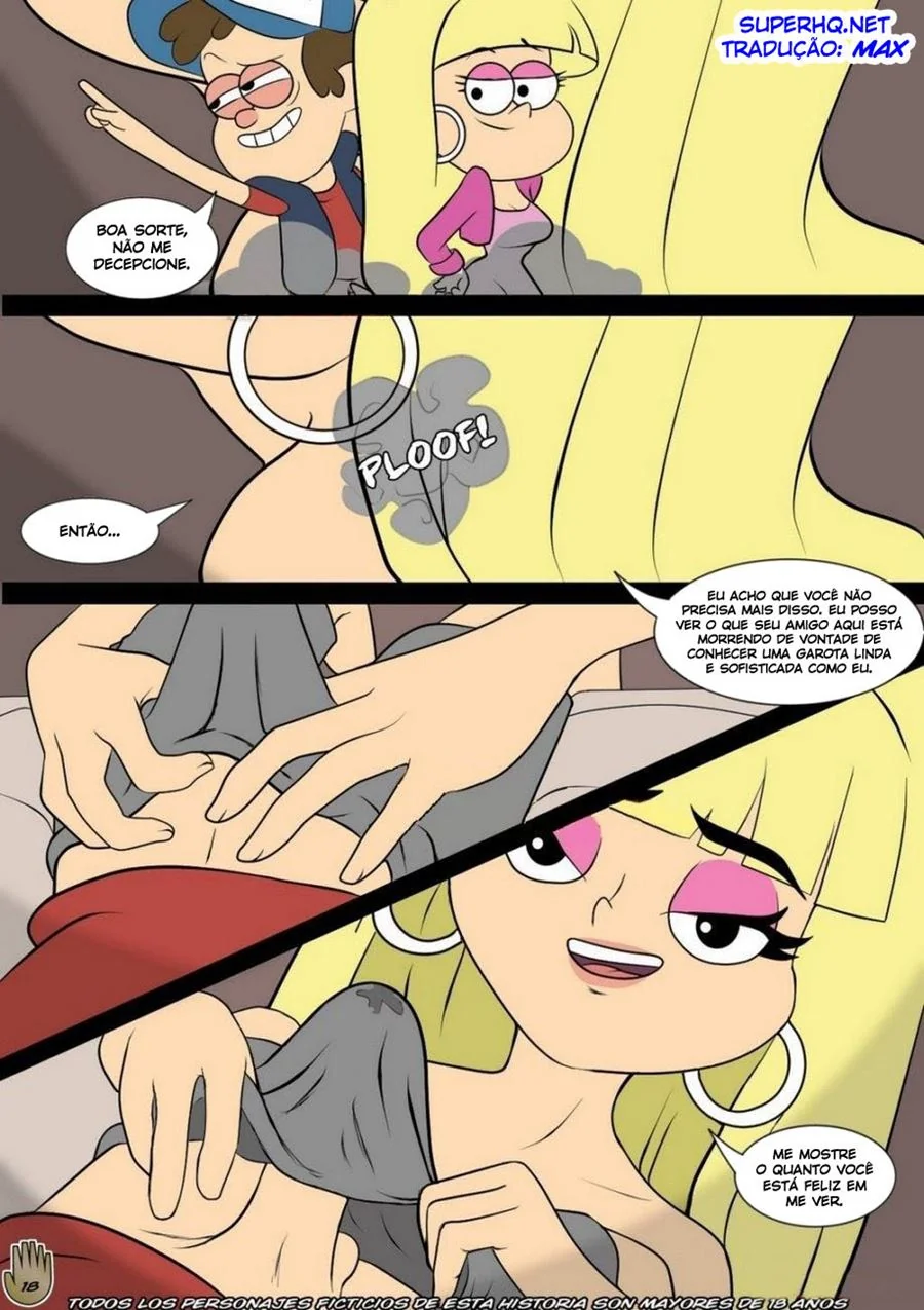 Gravity Falls – Mabel e Dipper na Orgia das Piranhas em Hentai HQ Brasileiro