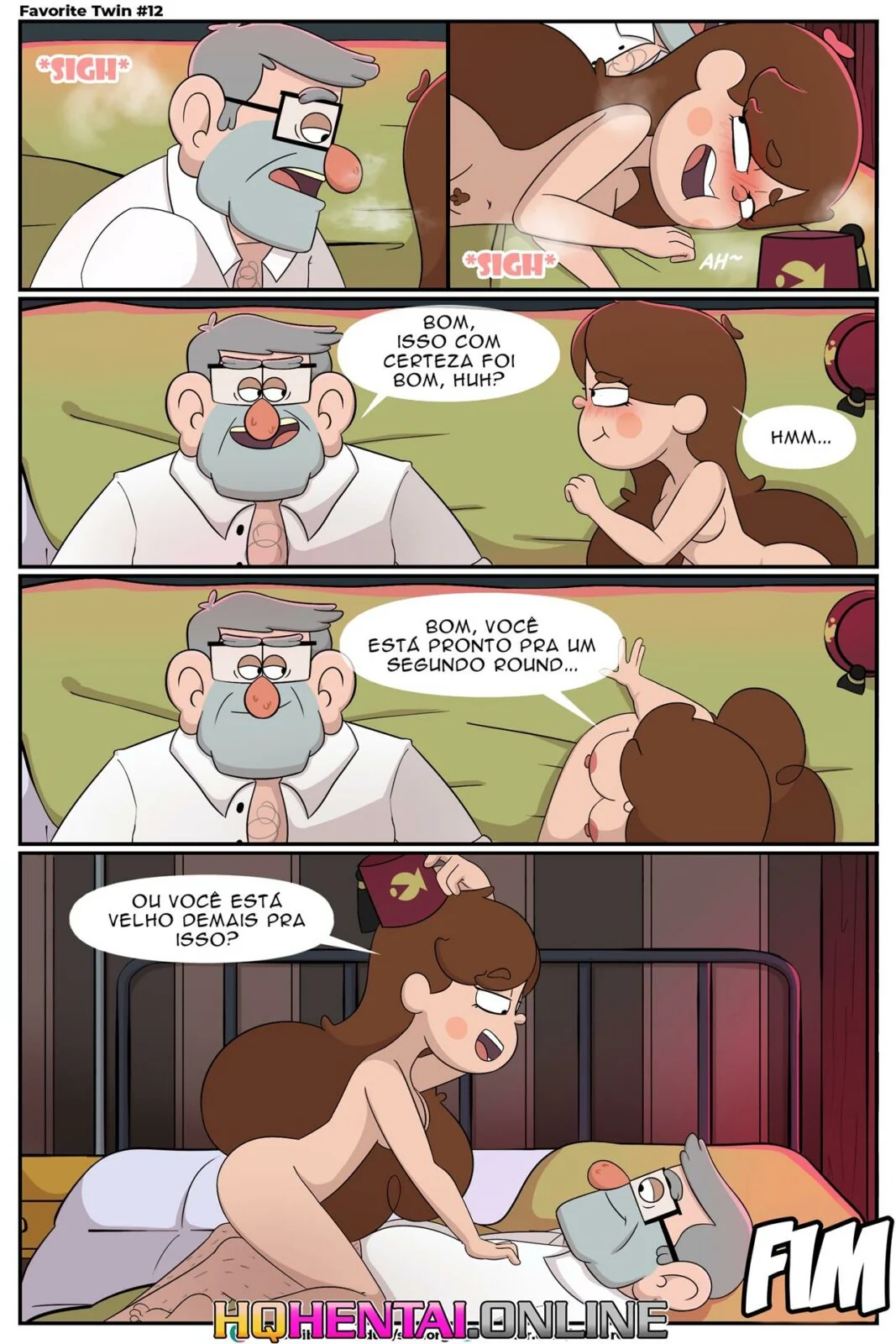 Gravity Falls Porno: Vovô Stan não resiste aos encantos da neta piranha – Em Hentai HQ Brasileiro