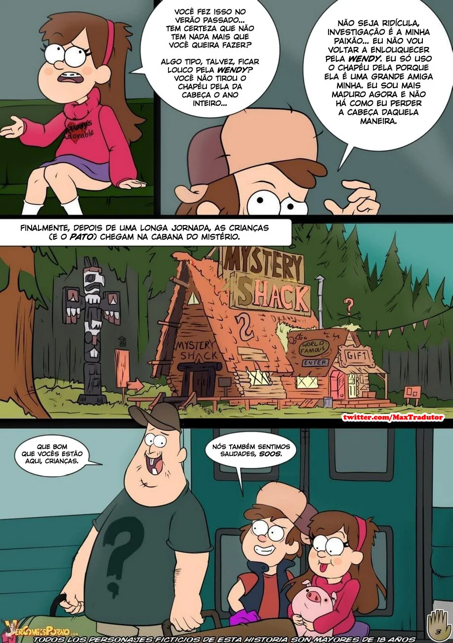 [REVISAR POST ⚠️✏️] Gravity Falls: Um Verão de Mistérios VL.1