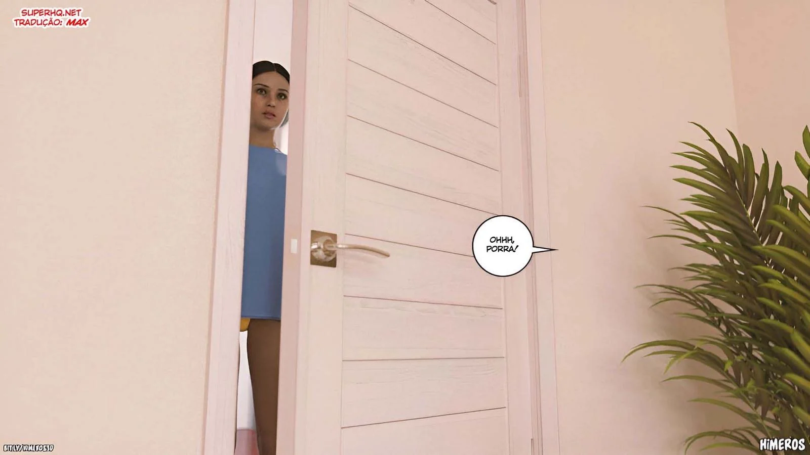 Cala a Boca e Mama, Piranha! – Flagrou o irmão usando suas calcinhas em hentai hq brasileiro