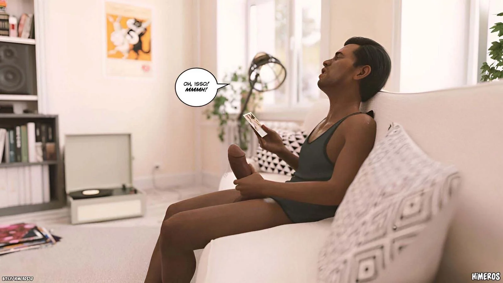 Cala a Boca e Mama, Piranha! – Flagrou o irmão usando suas calcinhas em hentai hq brasileiro