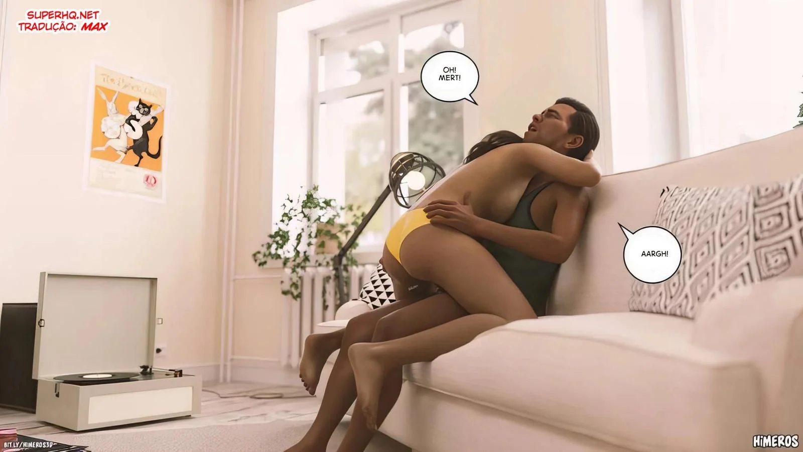 Cala a Boca e Mama, Piranha! – Flagrou o irmão usando suas calcinhas em hentai hq brasileiro