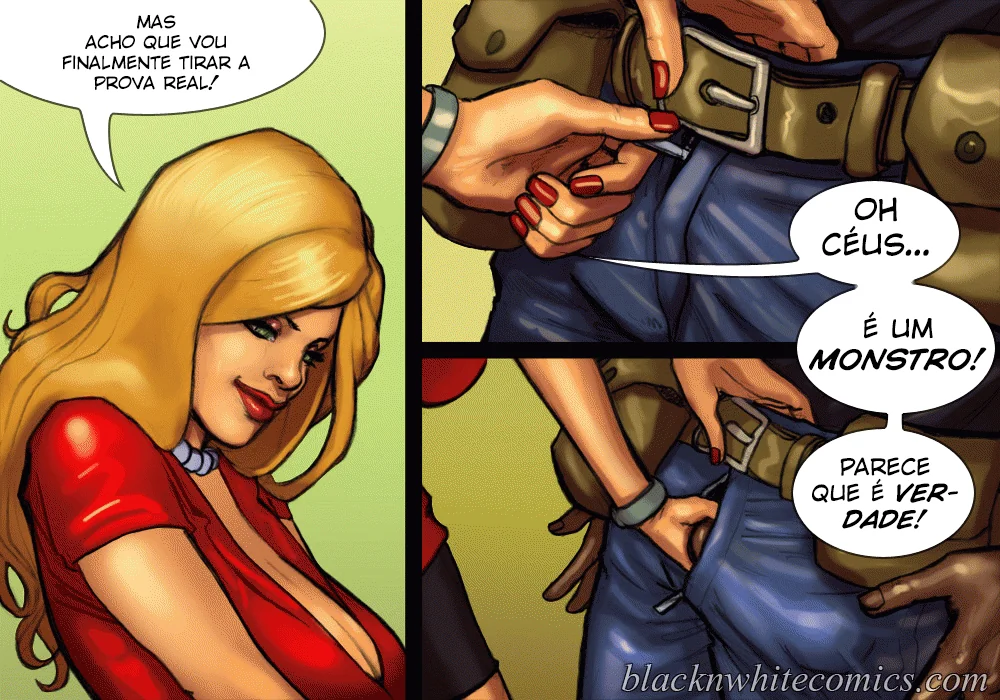 Família Rica e Safada em Busca de Rolas Gigantes dos Negrões – Hentai HQ Brasileiro
