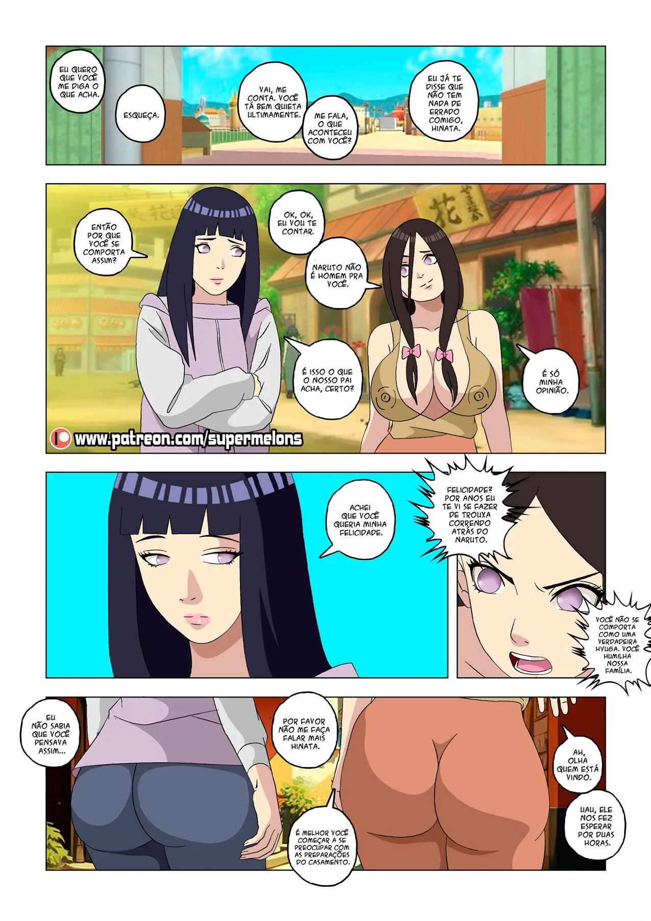 Incesto Proibido: Hanabi quer a buceta peituda do Naruto para ela no Hentai Brasileiro