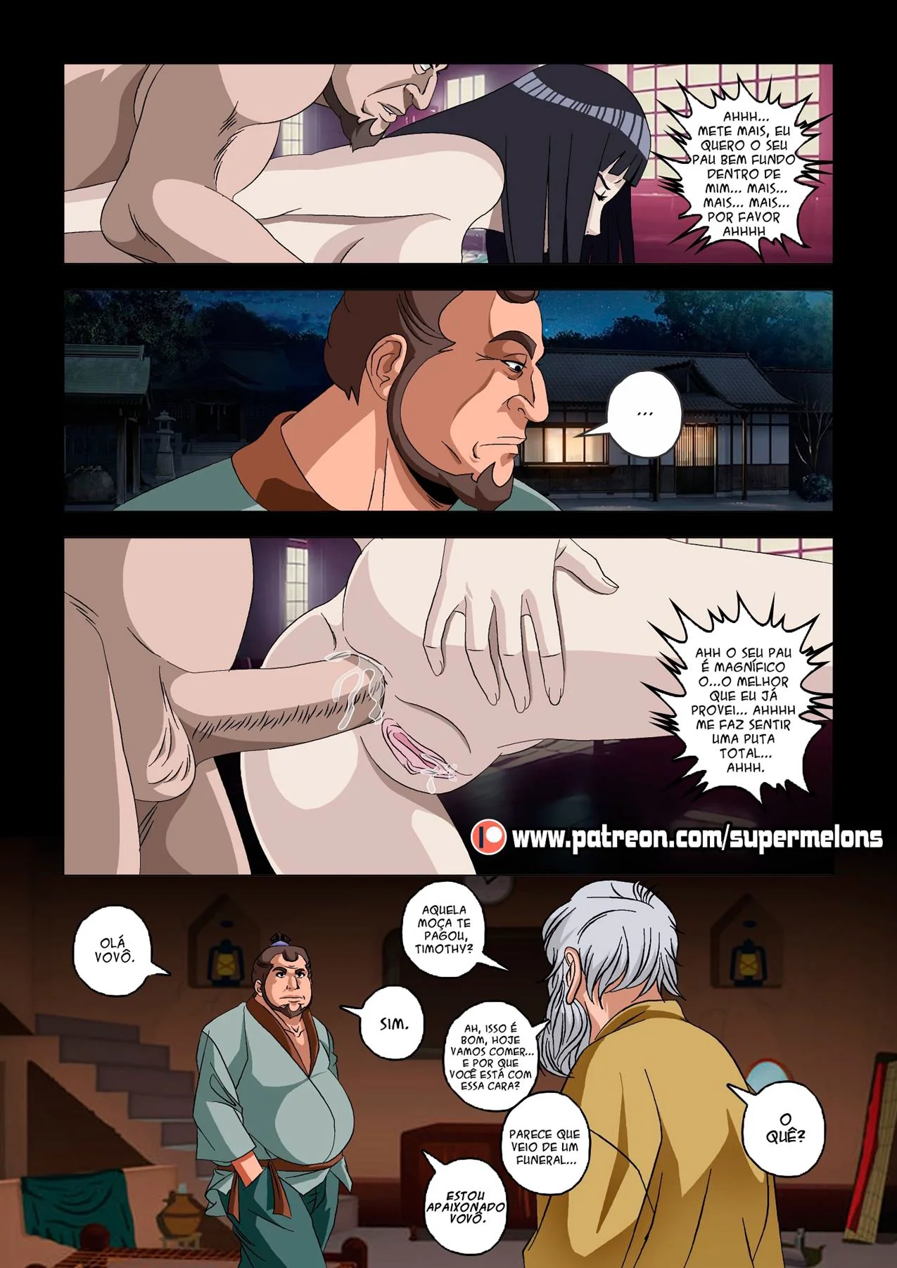 Incesto Proibido: Hanabi quer a buceta peituda do Naruto para ela no Hentai Brasileiro