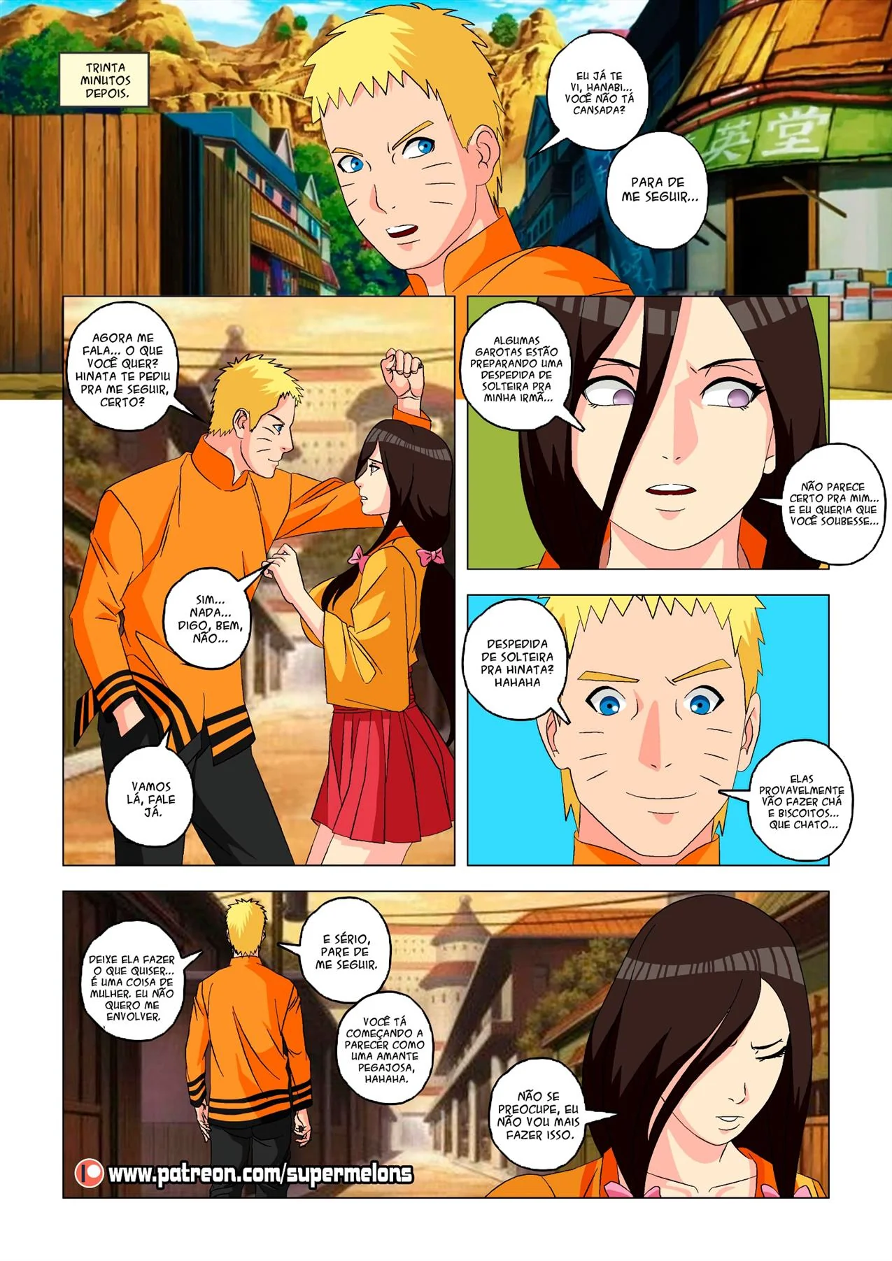 Incesto Proibido: Hanabi quer a buceta peituda do Naruto para ela no Hentai Brasileiro