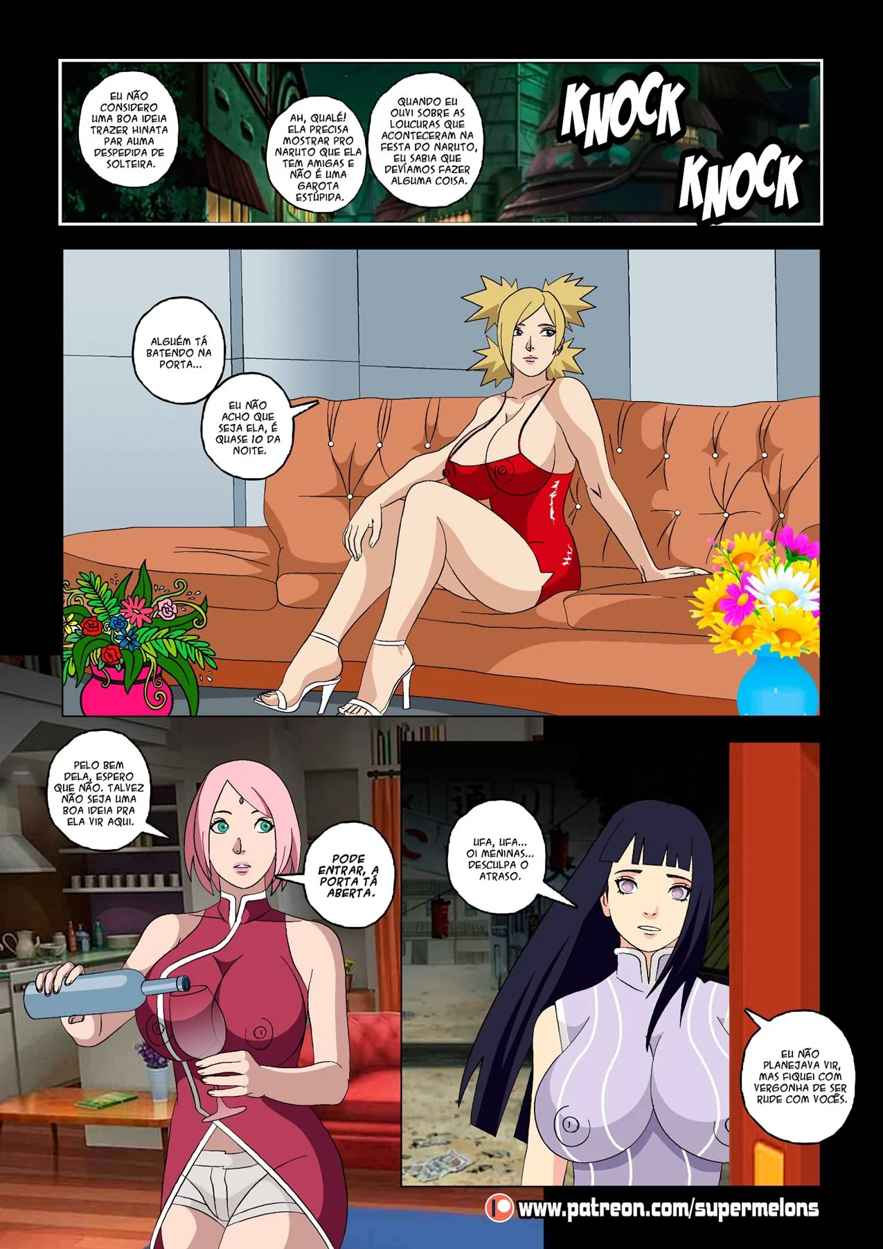 Incesto Proibido: Hanabi quer a buceta peituda do Naruto para ela no Hentai Brasileiro