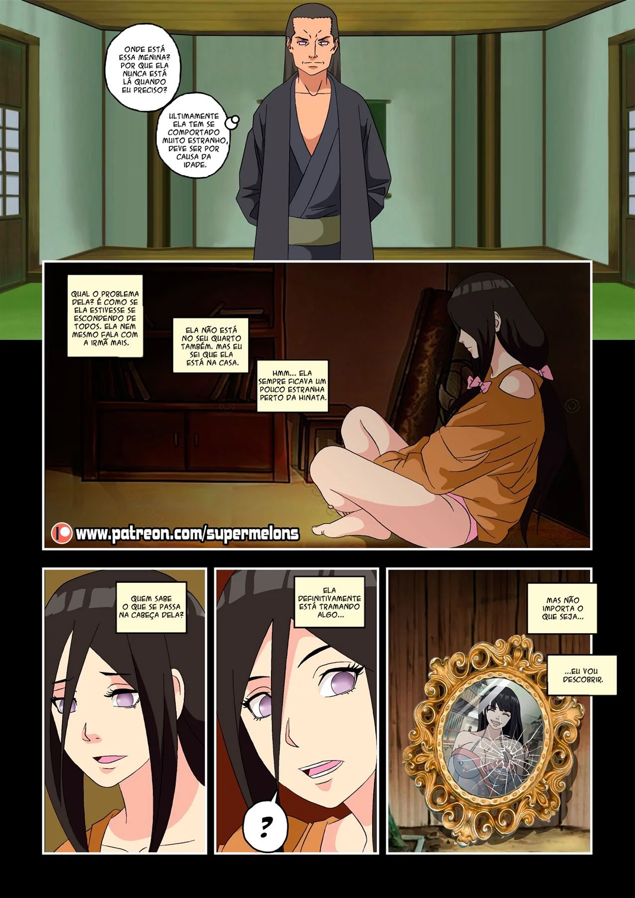 Incesto Proibido: Hanabi quer a buceta peituda do Naruto para ela no Hentai Brasileiro