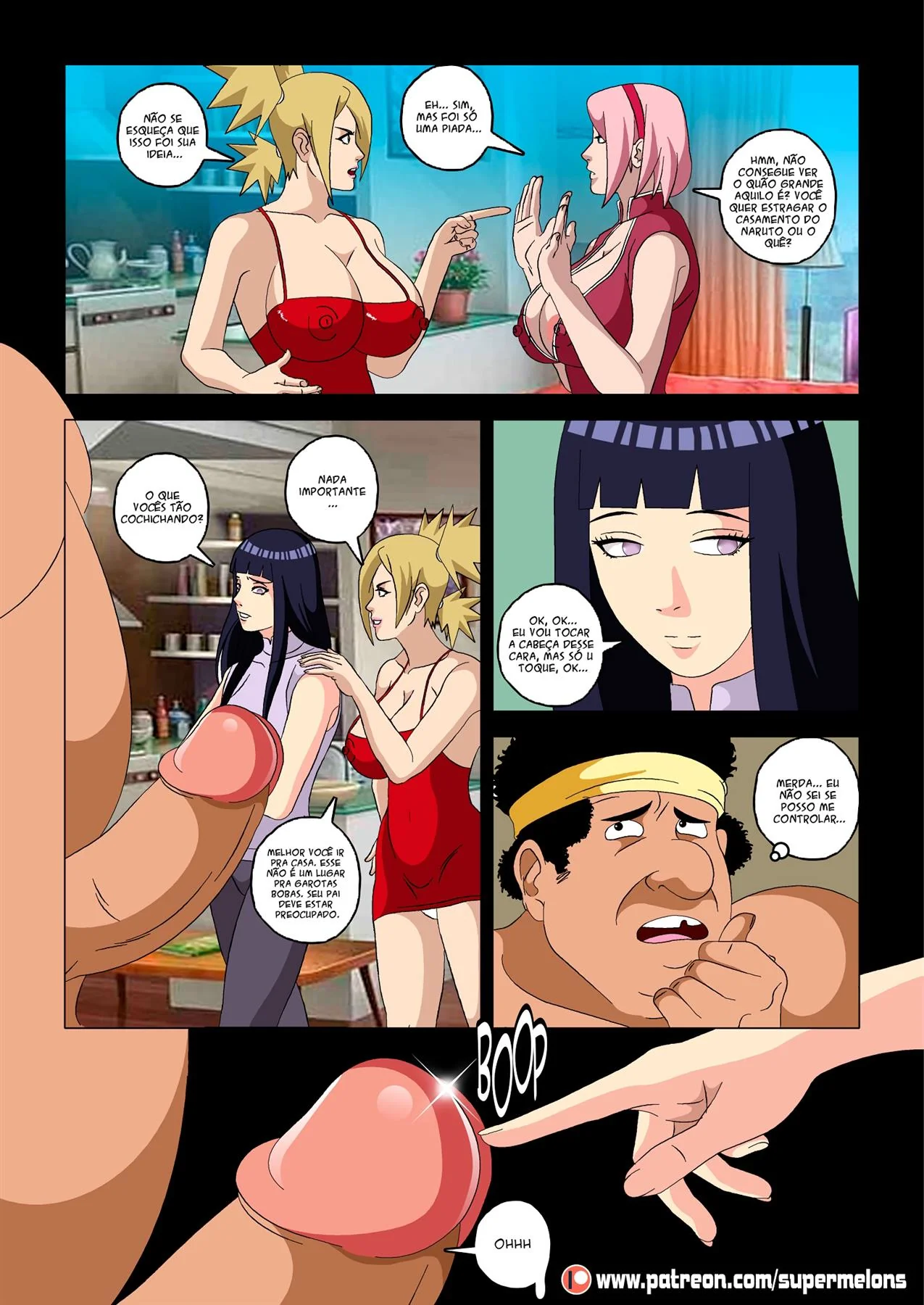 Incesto Proibido: Hanabi quer a buceta peituda do Naruto para ela no Hentai Brasileiro