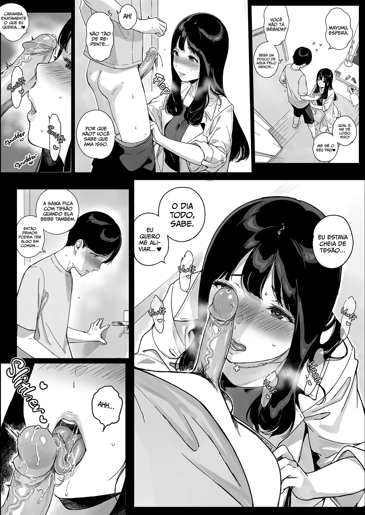 Harém Gamer 3: Jovem sortudo se aventura com piranhas peitudas em Hentai HQ Brasileiro
