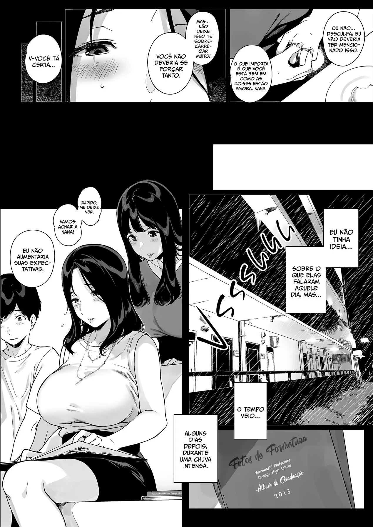 Harém Gamer 3: Jovem sortudo se aventura com piranhas peitudas em Hentai HQ Brasileiro