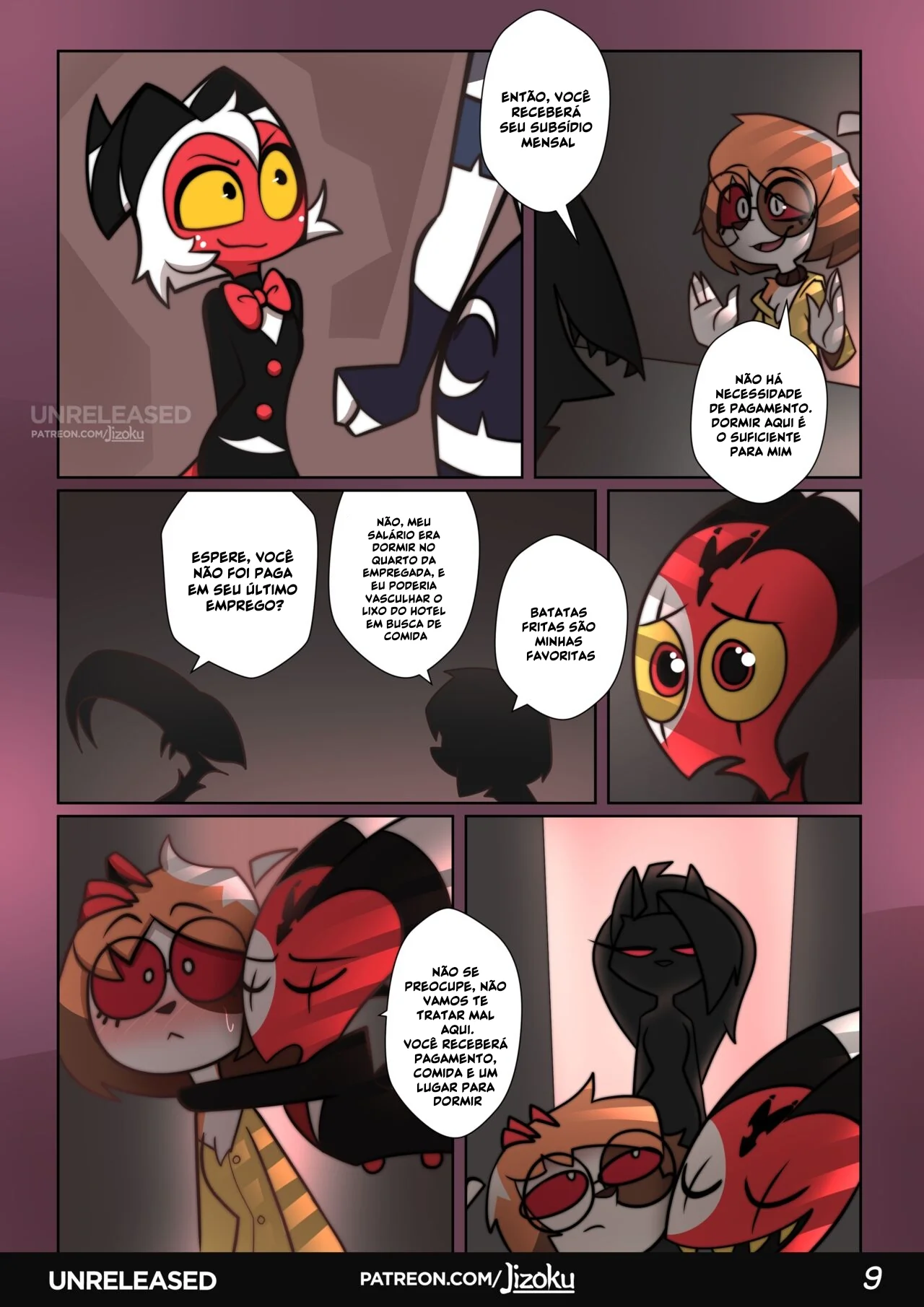 Hazbin Hotel Porno: Uma Noite Pervertida Com a Piranha Loona VL.2 em HQ Brasileiro