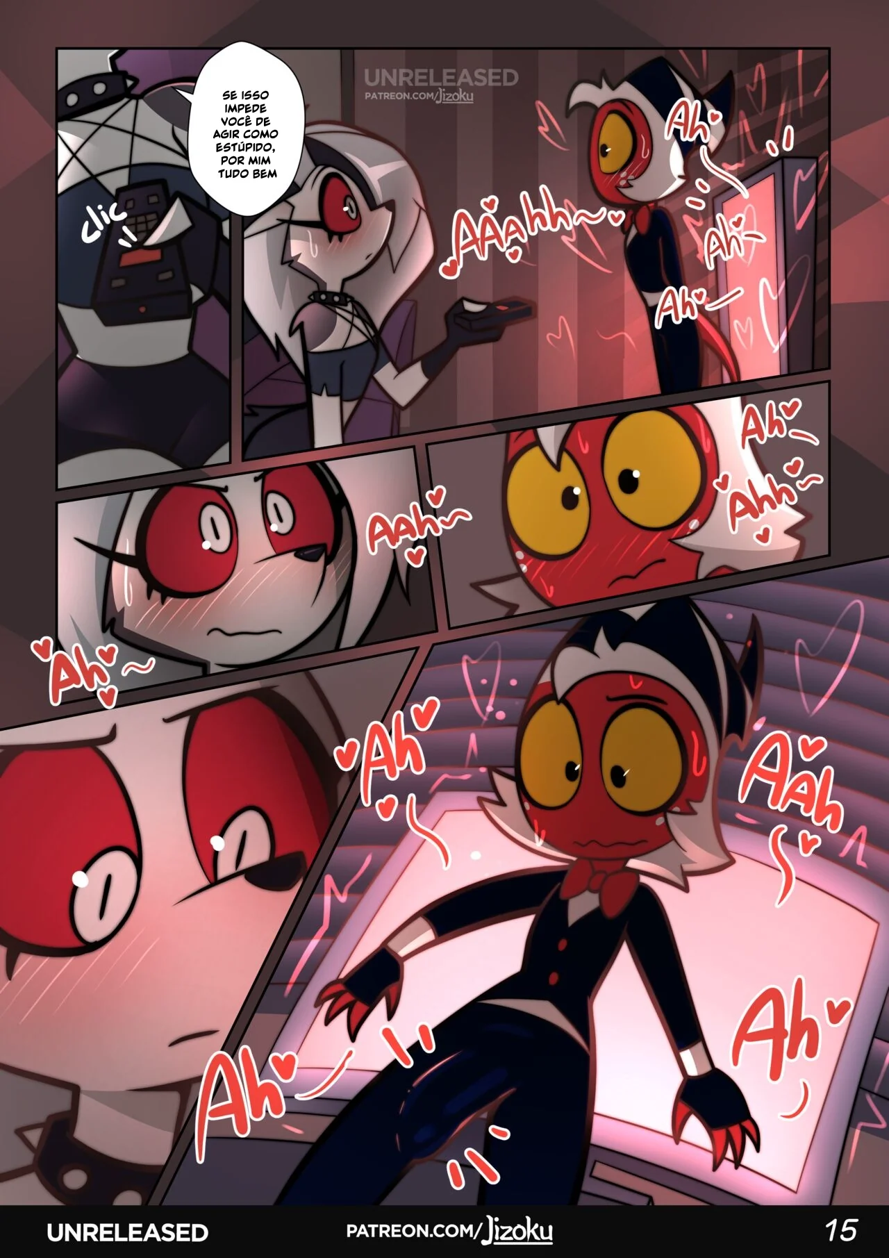 Hazbin Hotel Porno: Uma Noite Pervertida Com a Piranha Loona VL.2 em HQ Brasileiro