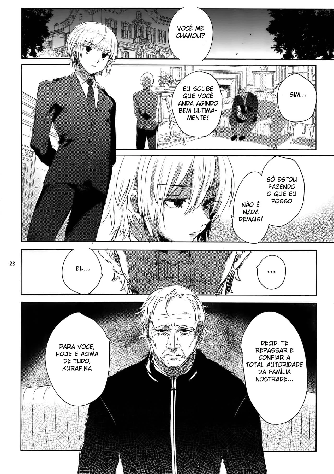 Kurapika e as Ordens Peculiares do Poderoso Safado em HQ Brasileiro