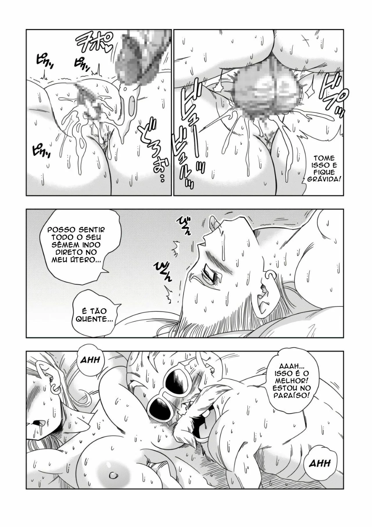 Android 18 vs Mestre Kame: A Cobrança da Piranha” em hentai