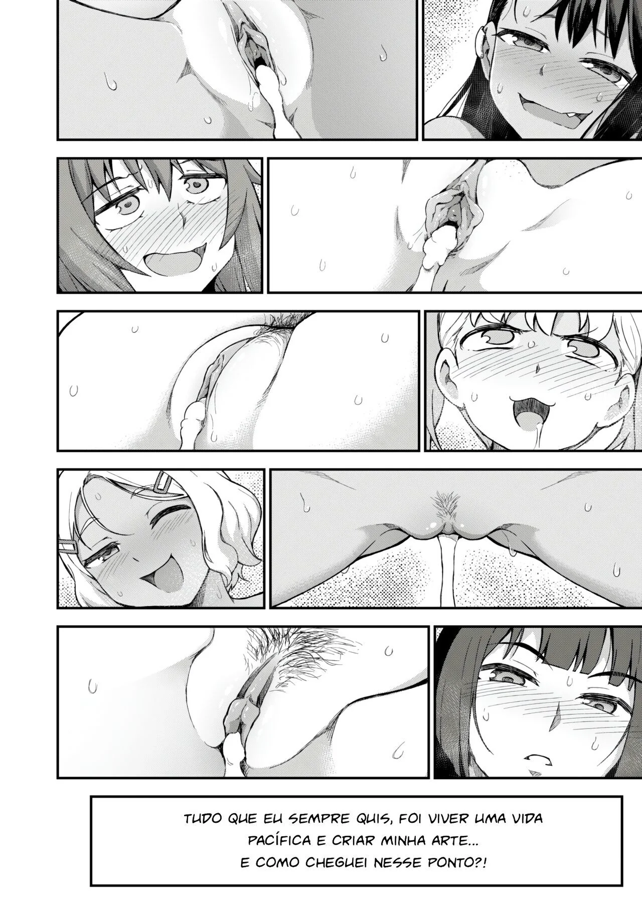 Nagatoro Safadinha: Sacanagem entre Piranha e Pica em HQ de Hentai Brasileiro