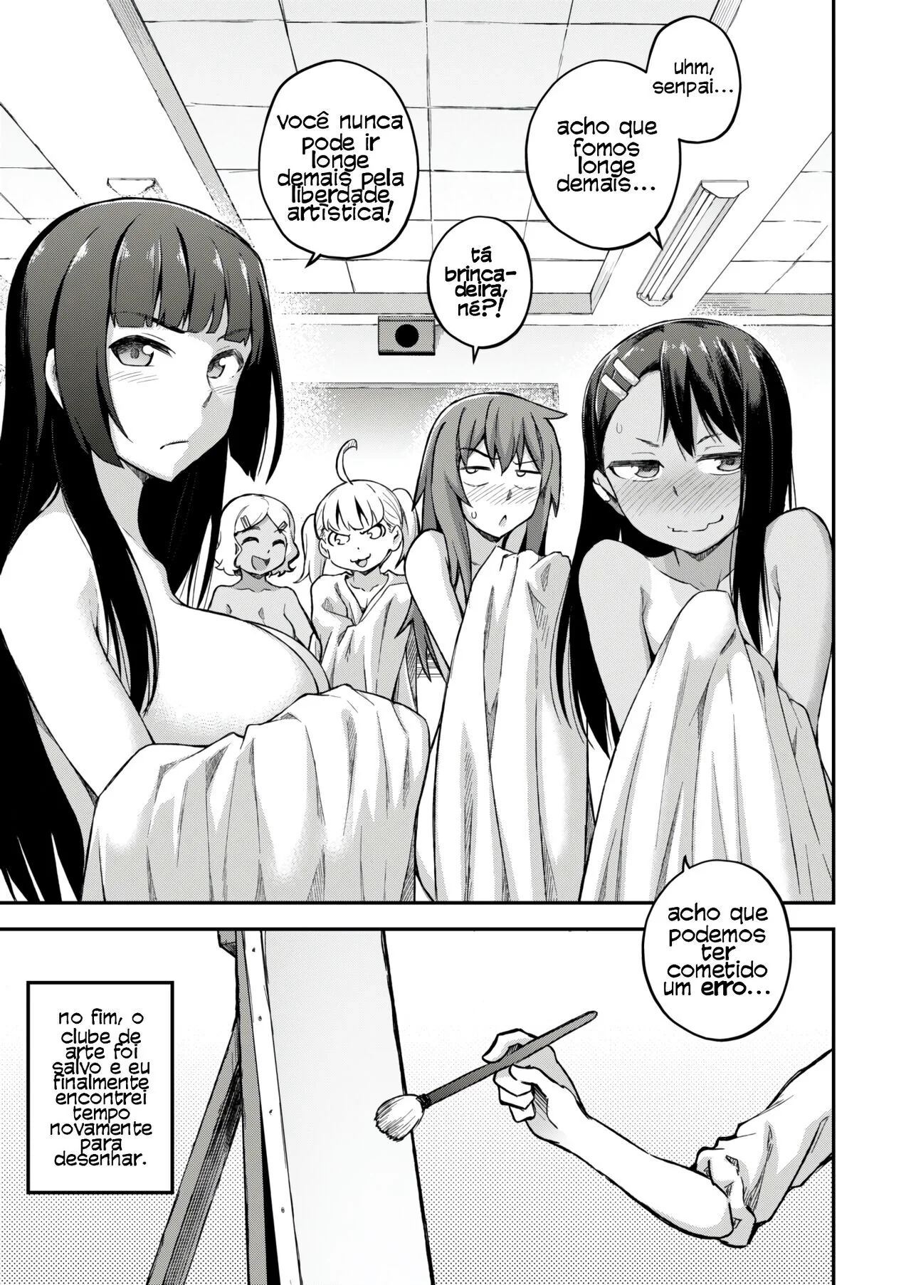 Nagatoro Safadinha: Sacanagem entre Piranha e Pica em HQ de Hentai Brasileiro